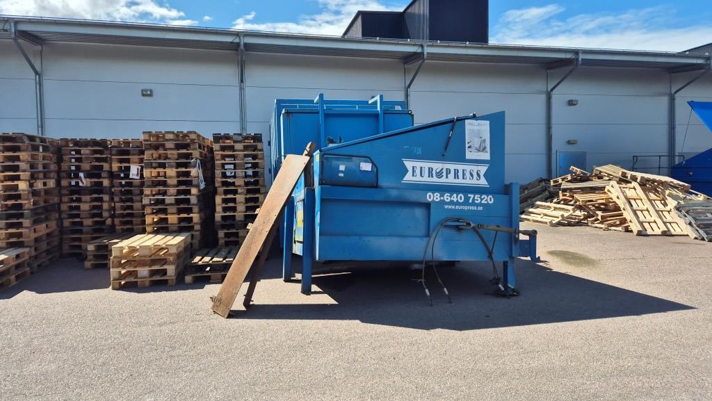 STATIONÄR AVFALLSKOMPRIMATOR EUROPRESS + 30 KBM CONTAINER